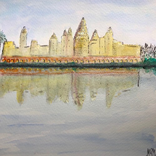 El reflejo de un templo