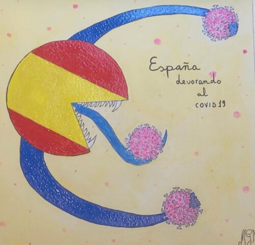 España devorando al Covid 19